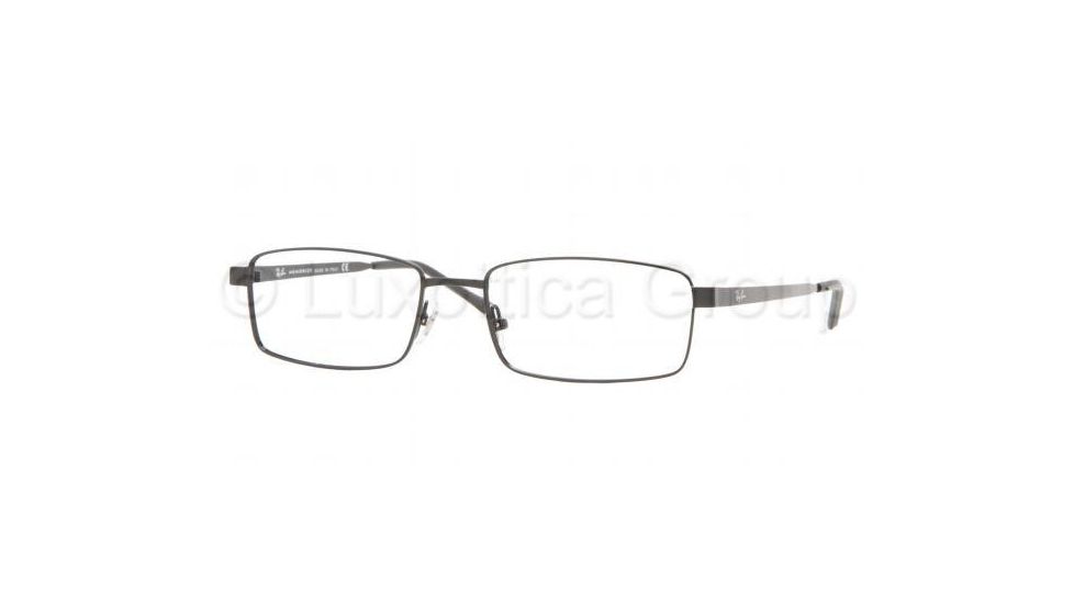 Ray-Ban RX7503 Progressive Eyeglasses Shiny Black Frame w/ 52 mm Diameter Lenses, 1017-5217