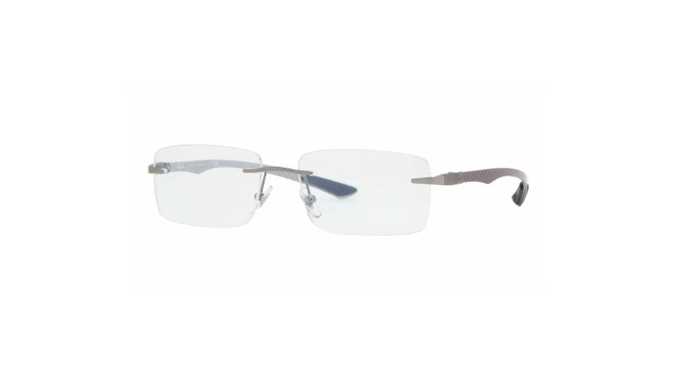 Ray Ban RX8404 #2502 - Gunmetal Top Black Frame, Demo Lens Lenses