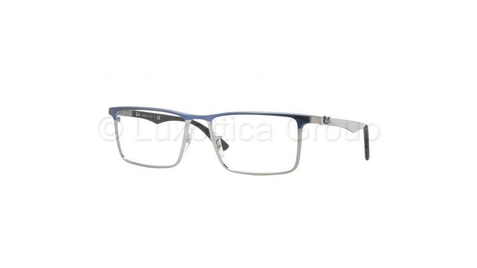 Ray-Ban RX8409 Single Vision Prescription Eyeglasses 2711-5517 - Dark Steel Frame