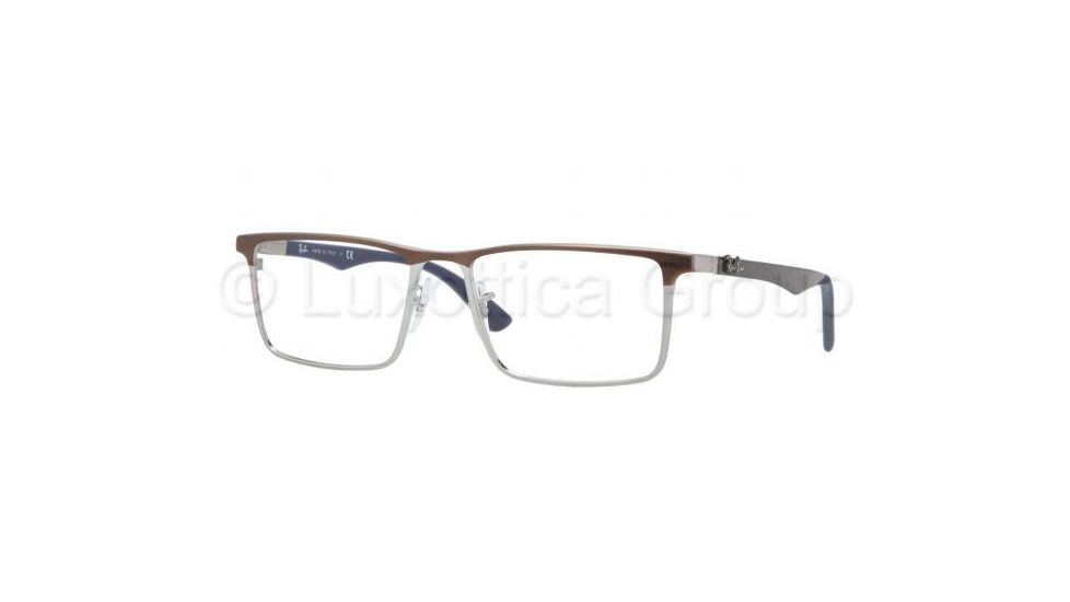 Ray-Ban RX8409 Single Vision Prescription Eyeglasses 2713-5517 - Dark Steel Frame