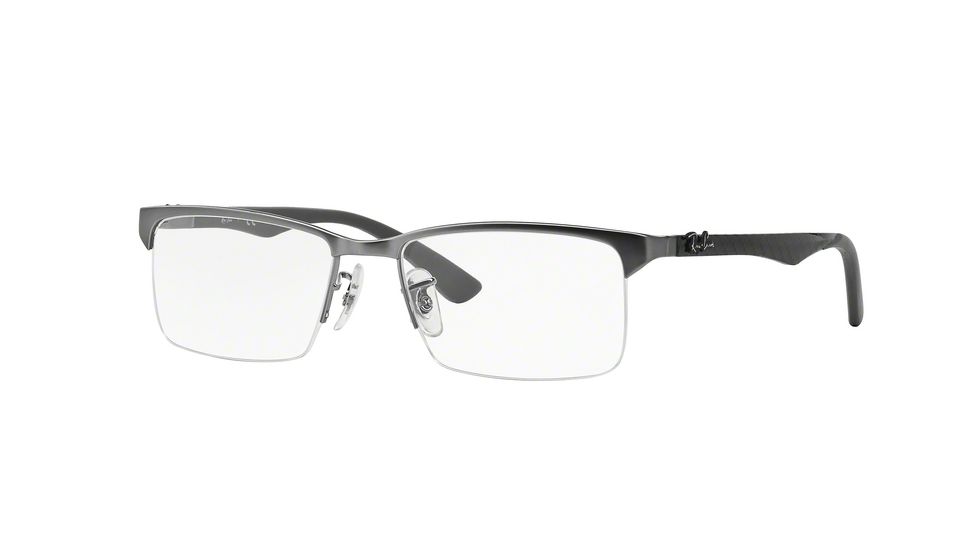 Ray-Ban RX8411 Eyeglass Frames 2714-56 - Matte Gunmetal/gunmetal Frame