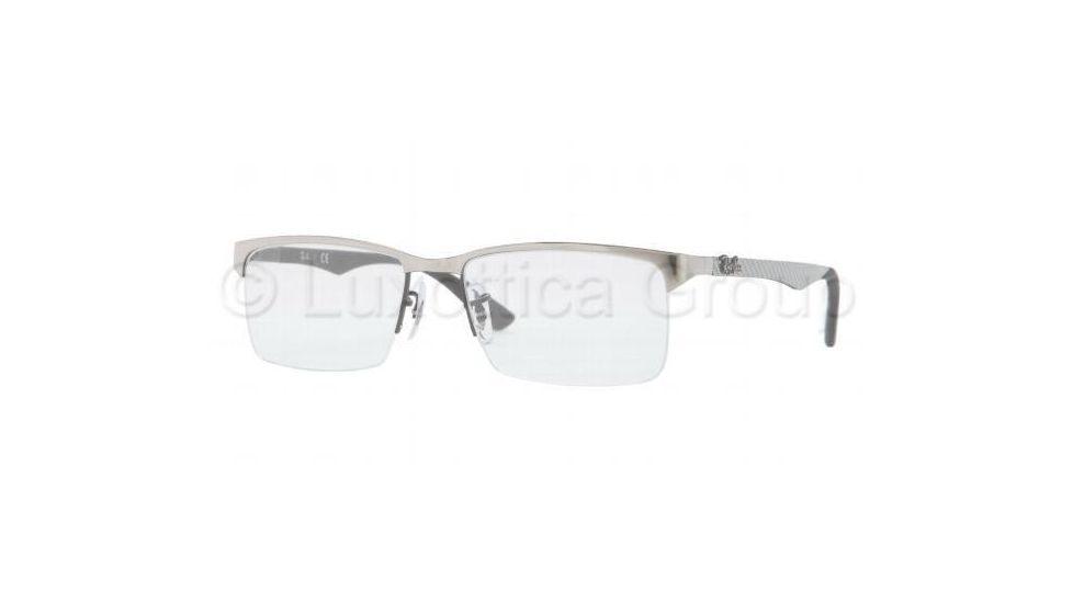 Ray-Ban RX8411 Eyeglass Frames 2737-5217 - Silver / Black Frame