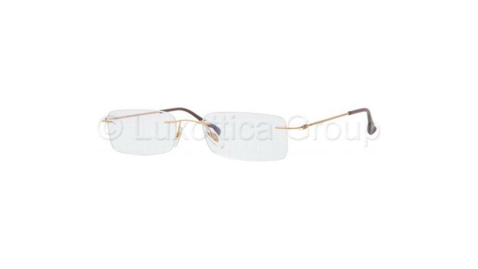 Ray-Ban RX8679 Progressive Prescription Eyeglasses 1129-5217 - Gold Demi Shiny 
