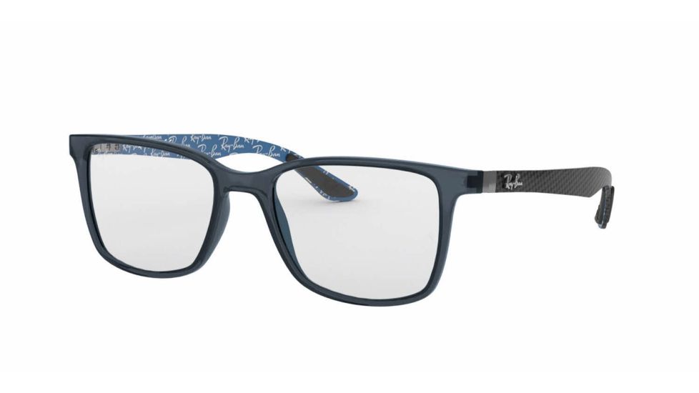 Ray-Ban RX8905 Eyeglass Frames 5844-53 - Trasparent Blue Frame