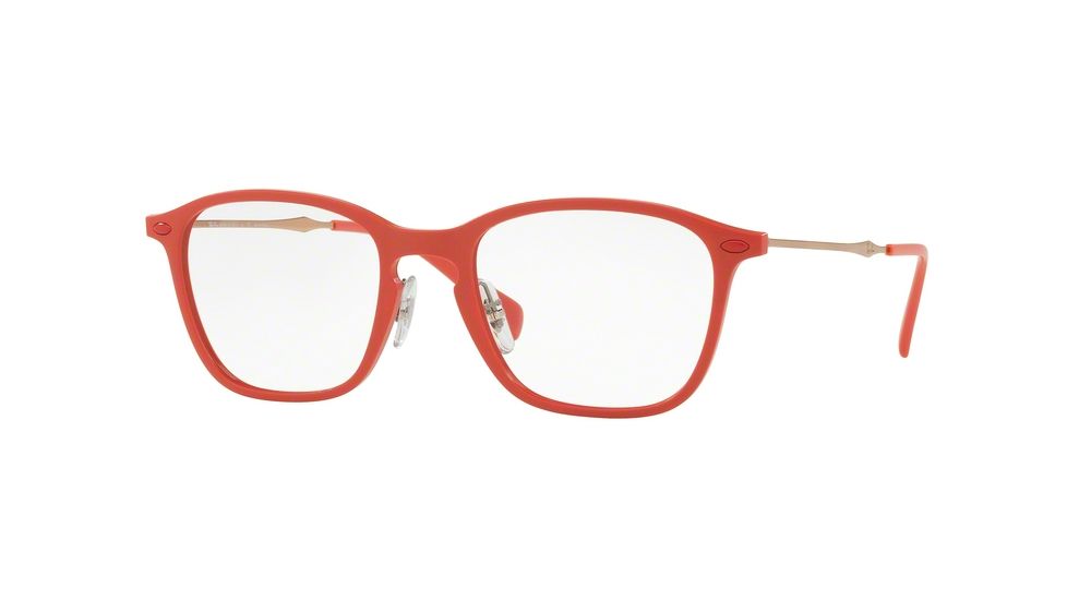 Ray-Ban RX8955 Bifocal Prescription Eyeglasses 5758-51 - Light Red Graphene Frame