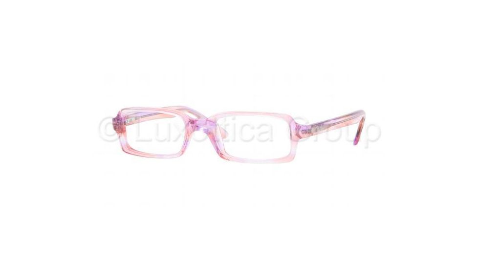 Ray-Ban RY1519 SV Prescription Eyeglasses Pink-Striped Violet Frame / 44 mm Prescription Lenses, 3530-4416