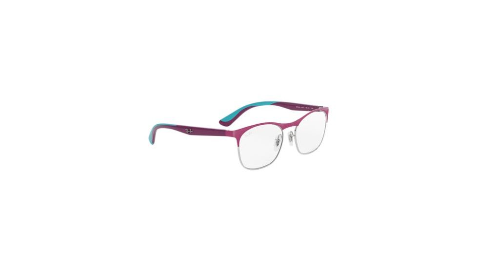 Ray-Ban RY1054 Eyeglass Frames 4071-47 - Silver On Top Matte Violet Frame
