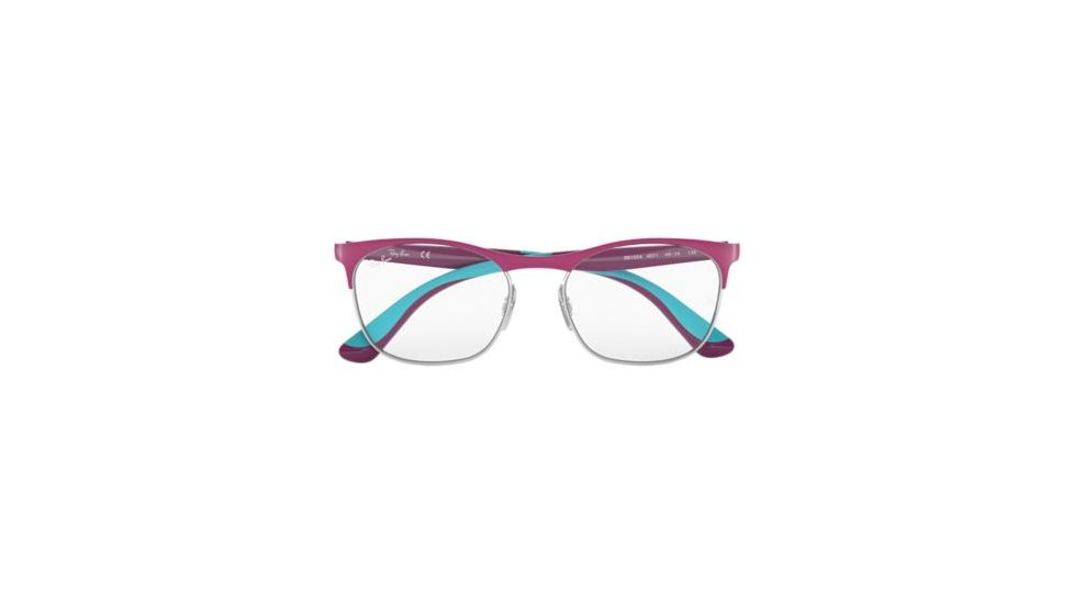 Ray-Ban RY1054 Eyeglass Frames 4071-47 - Silver On Top Matte Violet Frame