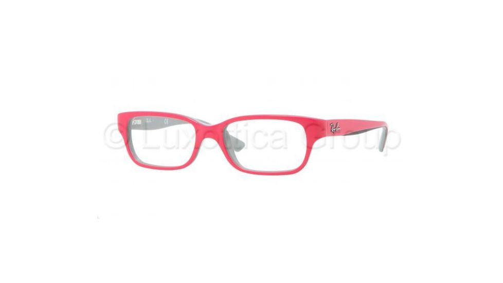 Ray-Ban RY1527 Eyeglass Frames 3575-4515 - Top Fuxia On Gray Frame, Demo Lens Lenses