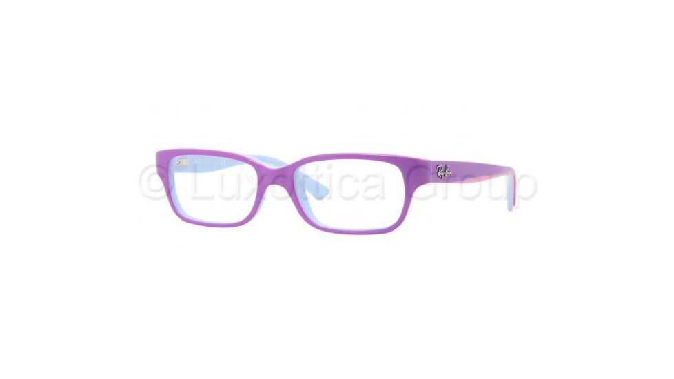 Ray-Ban RY1527 Eyeglass Frames 3576-4515 - Top Violet / Azure / Gray Frame, Demo Lens Lenses