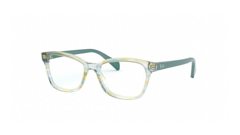 Ray-Ban RY1591 Bifocal Prescription Eyeglasses, 46mm, Green Stripped Multicolor, RY1591-3808-46-BI