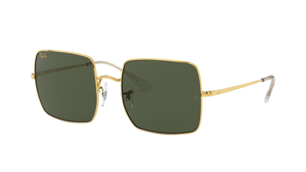 Ray-Ban SQUARE RB1971 Sunglasses 919631-54 - , Green Lenses