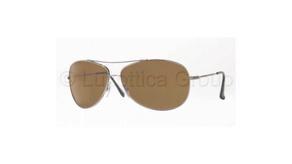 Ray-Ban RB3293 Sunglasses with No-Line Progressive Rx Prescription Lenses RB3293-004-83-6713 - Frame Color: Gunmetal, Lens Diameter: 67 mm