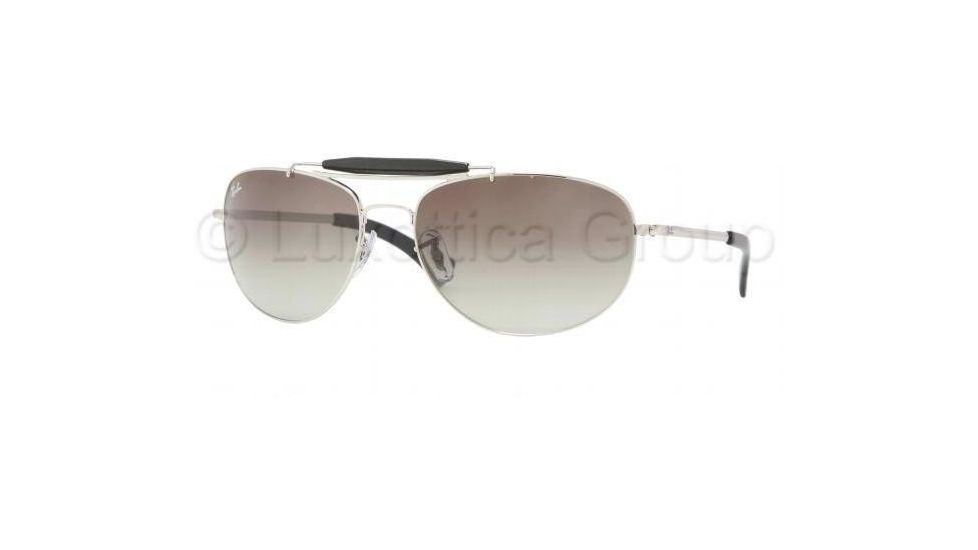Ray-Ban Bifocal Sunglasses RB3423 with Lined Bi-Focal Rx Prescription Lenses RB3423-003-32-6017 - Lens Diameter: 60 mm, Frame Color: Silver