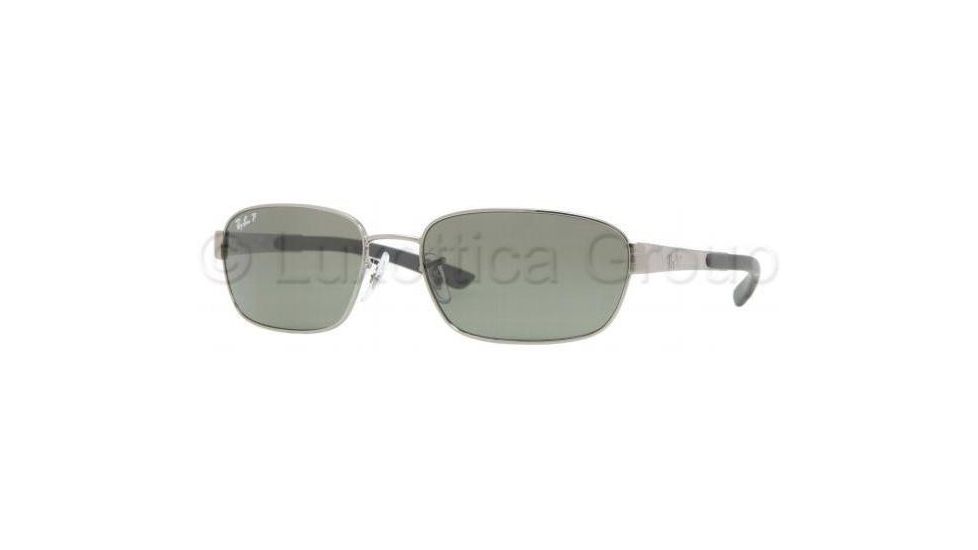 Ray-Ban Sunglasses RB3430 004/58-5918 - Gunmetal Crystal Green Polarized