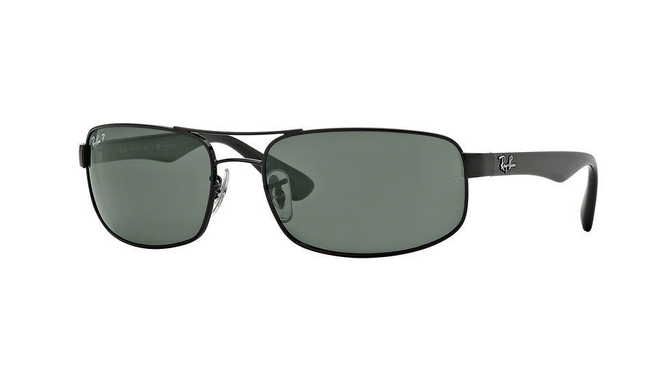 Ray-Ban Bifocal Sunglasses RB3445 with Lined Bi-Focal Rx Prescription Lenses RB3445-002-58-64 - Lens Diameter 64 mm, Frame Color Black