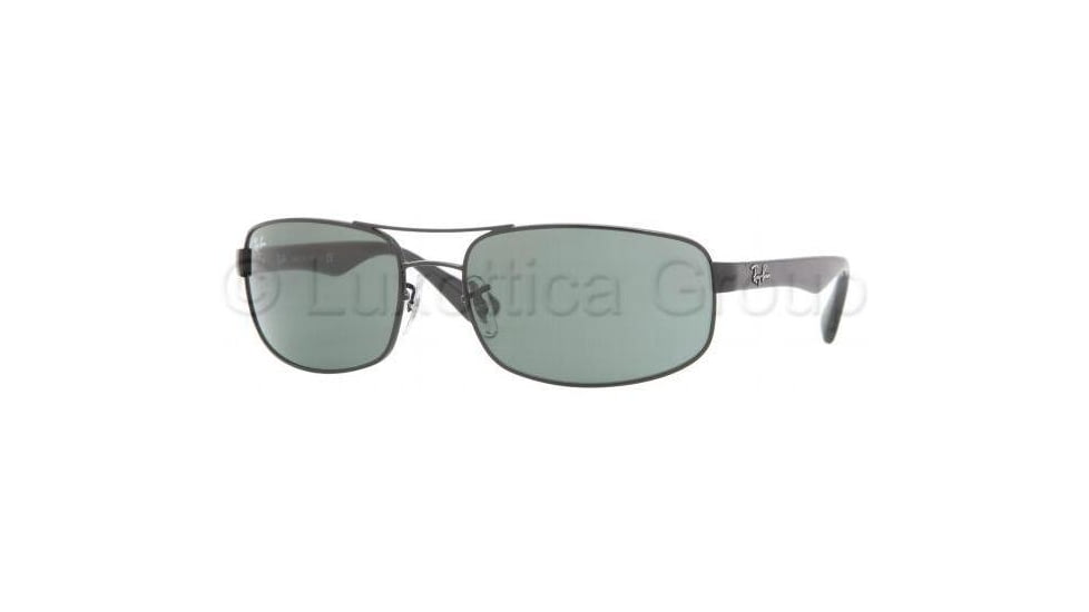 Ray-Ban Bifocal Sunglasses RB3445 with Lined Bi-Focal Rx Prescription Lenses RB3445-002-6417 - Frame Color: Black, Lens Diameter: 64 mm