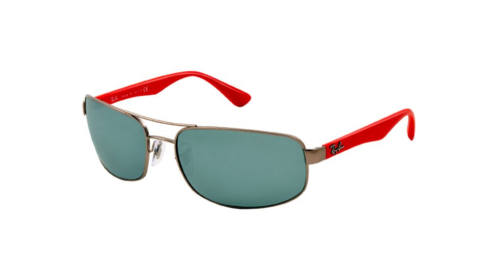 Ray-Ban Bifocal Sunglasses RB3445 with Lined Bi-Focal Rx Prescription Lenses RB3445-005-40-6117 - Lens Diameter 61 mm, Frame Color Matte Silver