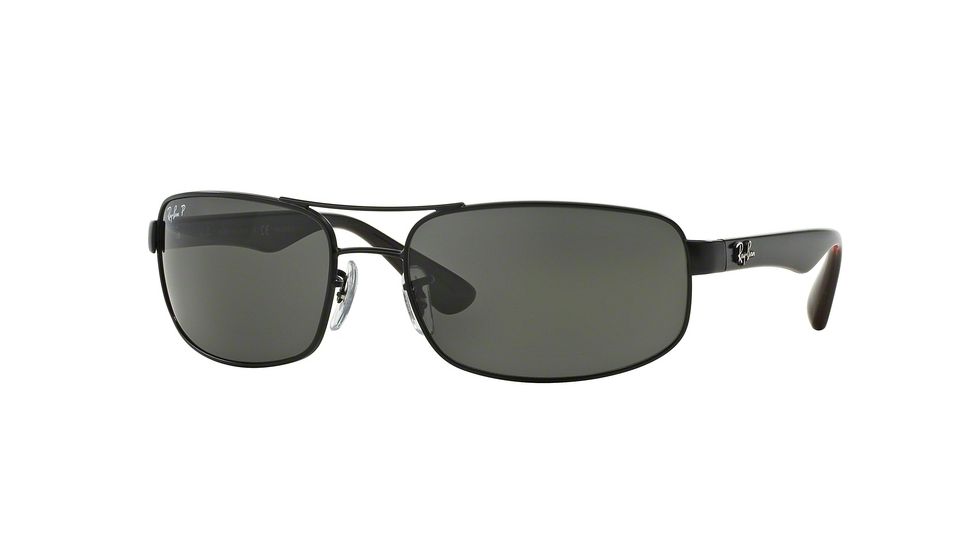 Ray-Ban Bifocal Sunglasses RB3445 with Lined Bi-Focal Rx Prescription Lenses RB3445-006-P2-61 - Lens Diameter 61 mm, Frame Color Matte Black
