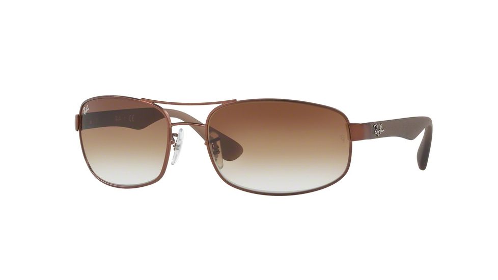 Ray-Ban Bifocal Sunglasses RB3445 with Lined Bi-Focal Rx Prescription Lenses RB3445-012-13-61 - Lens Diameter 61 mm, Frame Color Matte Brown