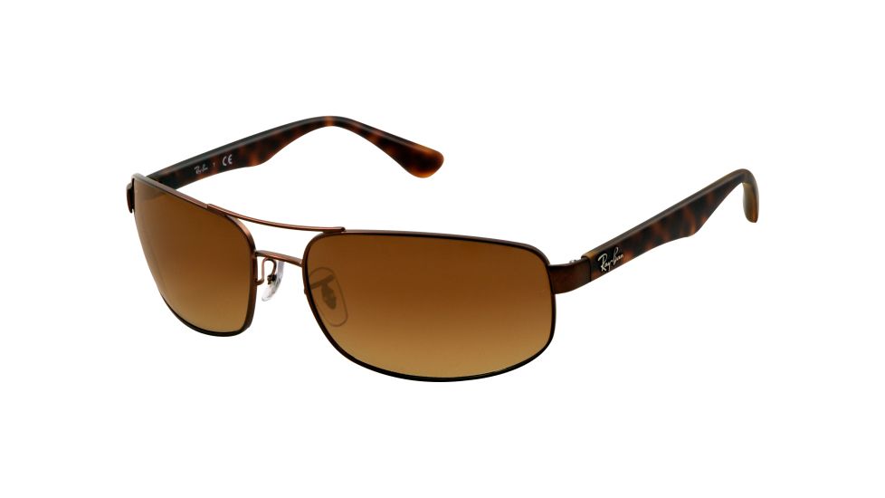 Ray-Ban Bifocal Sunglasses RB3445 with Lined Bi-Focal Rx Prescription Lenses RB3445-012-85-6417 - Lens Diameter 64 mm, Frame Color Matte Brown