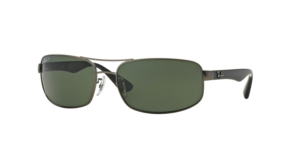 Ray-Ban Bifocal Sunglasses RB3445 with Lined Bi-Focal Rx Prescription Lenses RB3445-029-58-61 - Lens Diameter 61 mm, Frame Color Matte Gunmetal