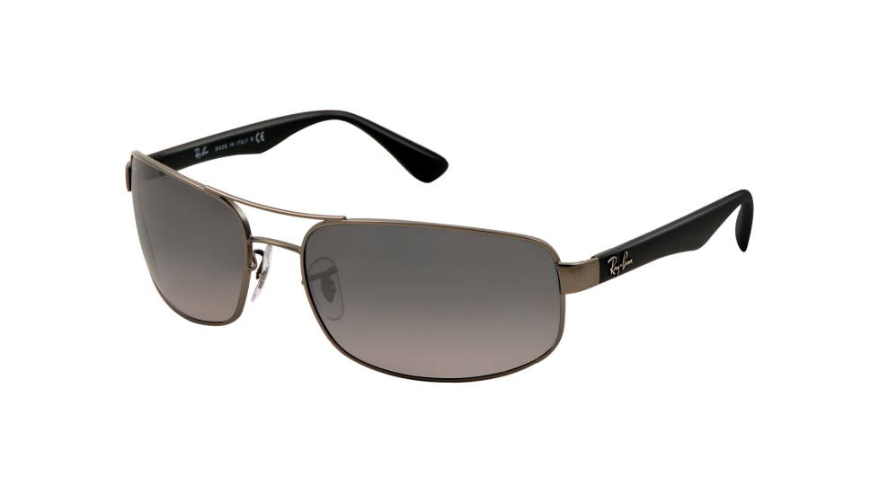 Ray-Ban Bifocal Sunglasses RB3445 with Lined Bi-Focal Rx Prescription Lenses RB3445-029-71-6117 - Lens Diameter 61 mm, Frame Color Matte Gunmetal
