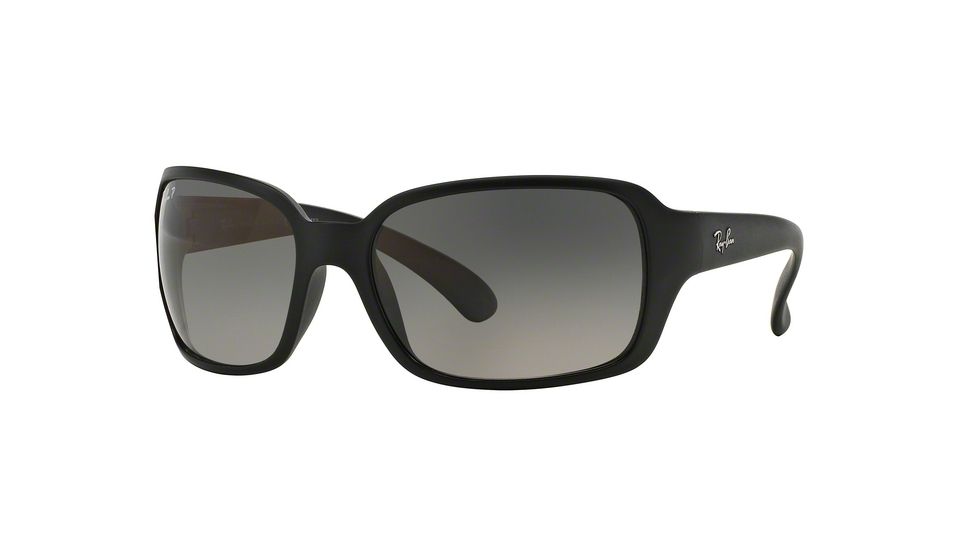 Ray-Ban Sunglasses RB4068 601SM3-60 - Matte Black Frame, Polar Lt Grey Grad Dk Grey Lenses