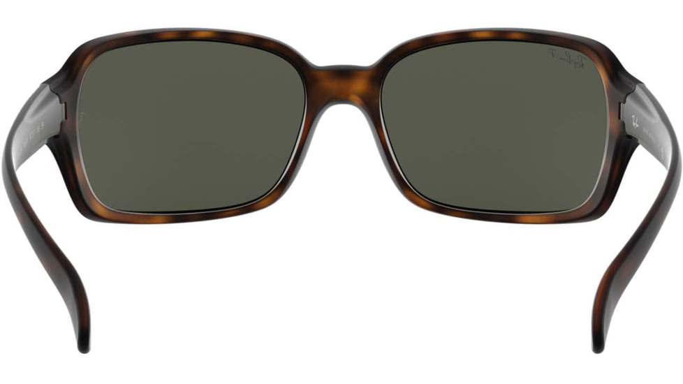 Ray-Ban Sunglasses RB4068 894/58-60 - Matte Havana Frame, Polar Green Lenses
