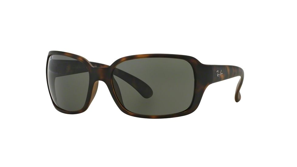 RayBan Highstreet RB4068 Sunglasses with No Line Progressive Rx Prescription Lenses RB4068-894-58-60 - Lens Diameter 60 mm, Frame Color Matte Havana