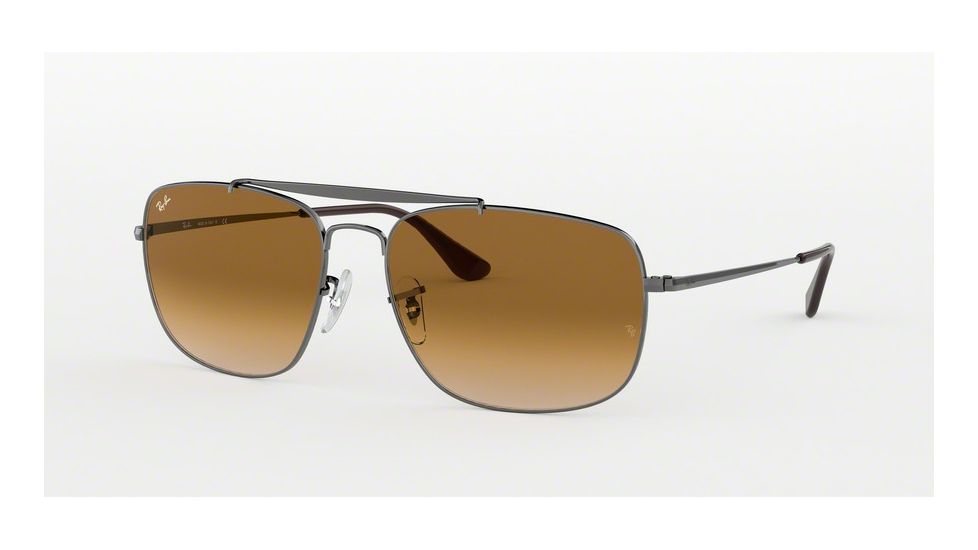 Ray-Ban THE COLONEL RB3560 Prescription Sunglasses, 58mm, Gunmetal, RB3560-004-51-58-SV