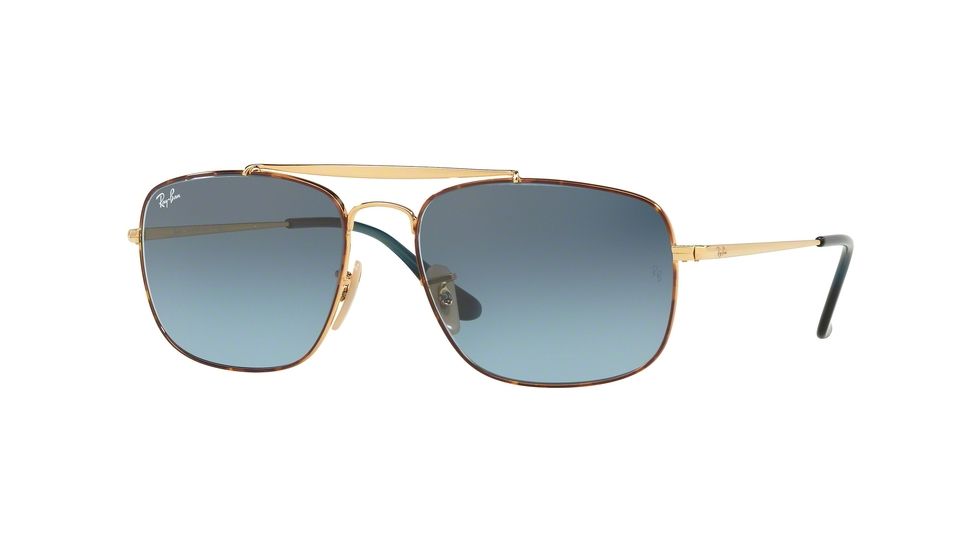 Ray-Ban THE COLONEL RB3560 Prescription Sunglasses, 58mm, Havana, RB3560-91023M-58-SV