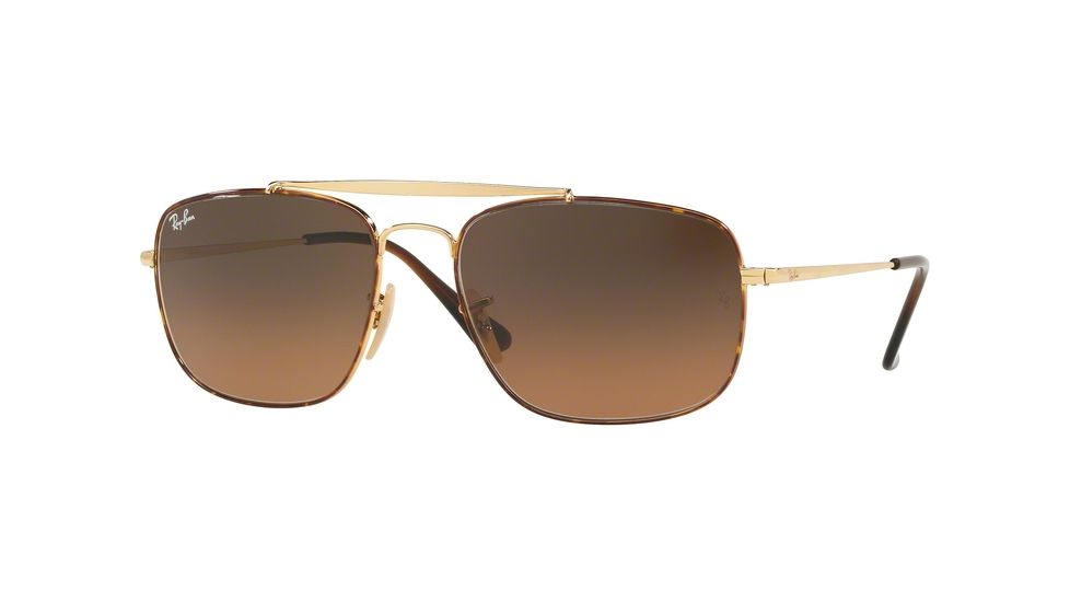 Ray-Ban THE COLONEL RB3560 Prescription Sunglasses RB3560-910443-61 - Lens Diameter 61 mm, Frame Color Havana