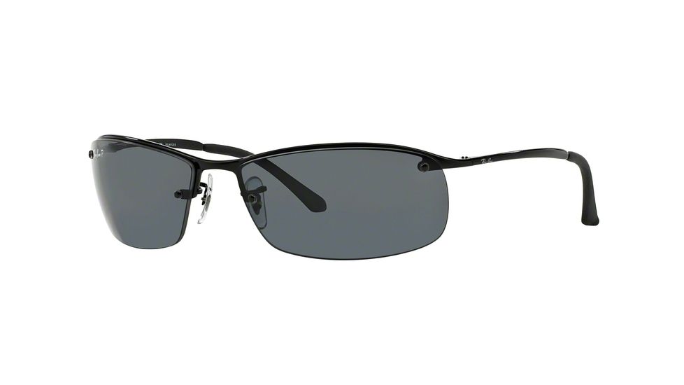 Ray-Ban Top Bar Prescription Sunglasses RB3183 RB3183-002-81-63 - Lens Diameter 63 mm, Frame Color Black