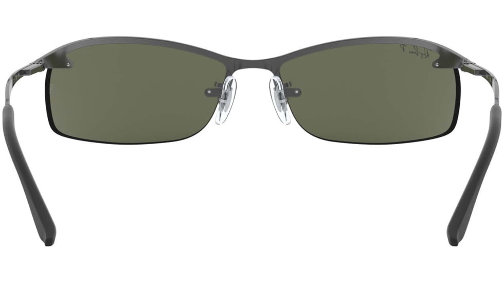 Ray-Ban Top Bar Sunglasses RB3183 004-9A-6315 - Gunmetal Frame / Polarized Green Lenses