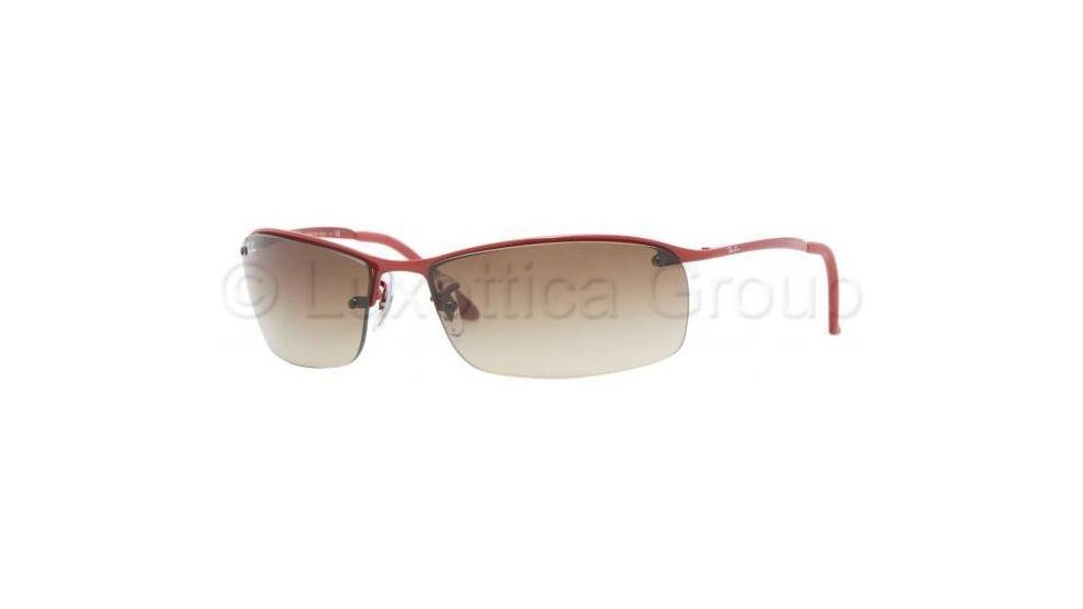 Ray-Ban Top Bar Sunglasses RB3183 031/13-6315 - Dark Red Brown Gradient