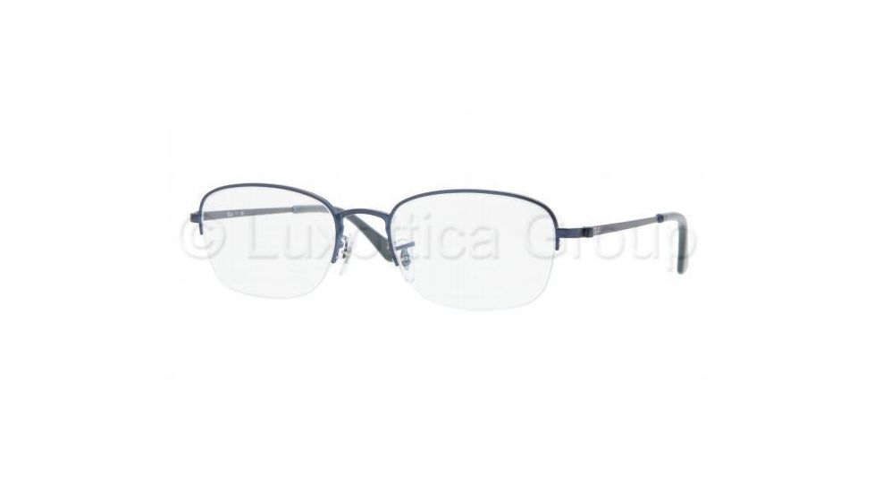 Ray-Ban RX6206 Single Vision Prescription Eyewear 2510-5019 - Matte Dark Blue 