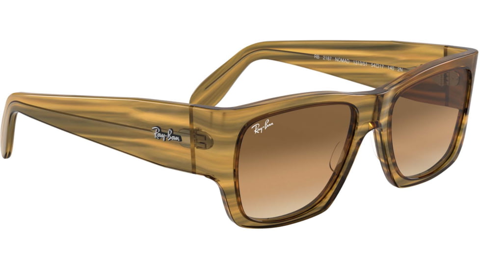 Ray-Ban WAYFARER NOMAD RB2187 Sunglasses 131351-54 - , Clear Gradient Brown Lenses