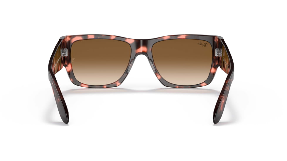 Ray-Ban Wayfarer Nomad RB2187 Sunglasses, Brown Gradient Lenses, Pink Havana, 54, RB2187-133451-54