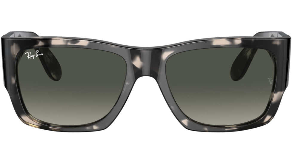 Ray-Ban Wayfarer Nomad RB2187 Sunglasses, Grey Gradient Lenses, Gray Havana, 54, RB2187-133371-54
