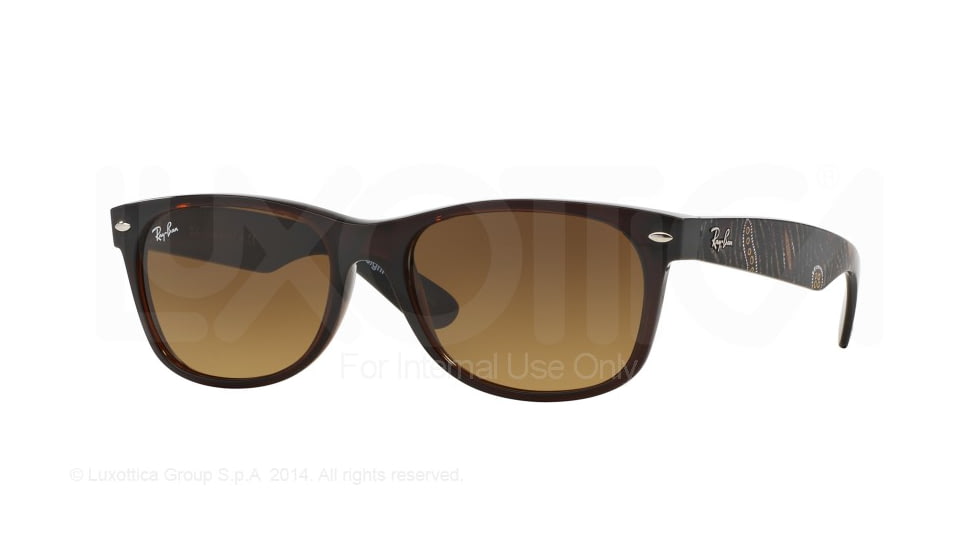 Ray-Ban Wayfarer RB2132 Sunglasses 617885-55 - Brown Frame, Brown Gradient Dark Brown Lenses