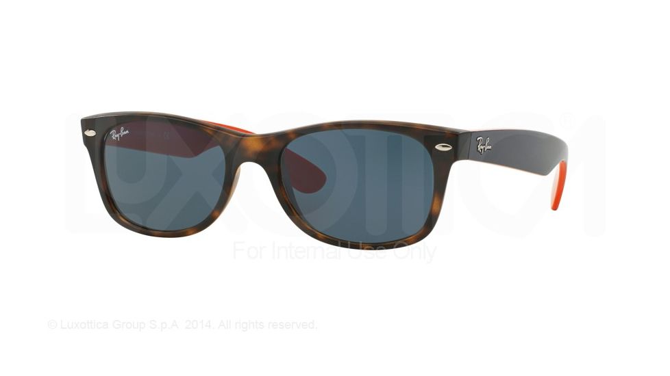 Ray-Ban Wayfarer RB2132 Sunglasses 6180R5-52 - Matte Havana Frame, Grey Lenses