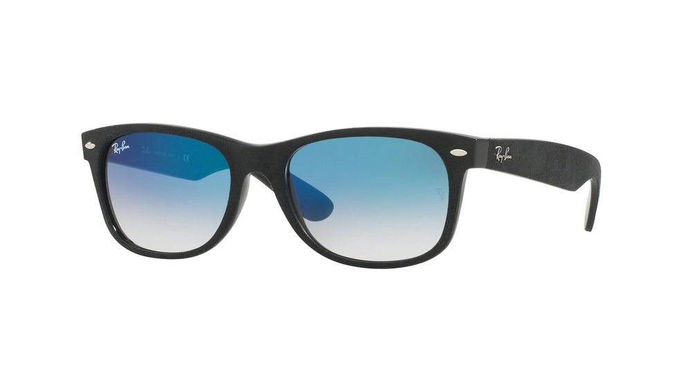 Ray-Ban Wayfarer RB2132 Sunglasses 62423F-52 - Black/top Black Alcantara Frame, Blue Gradient Lenses