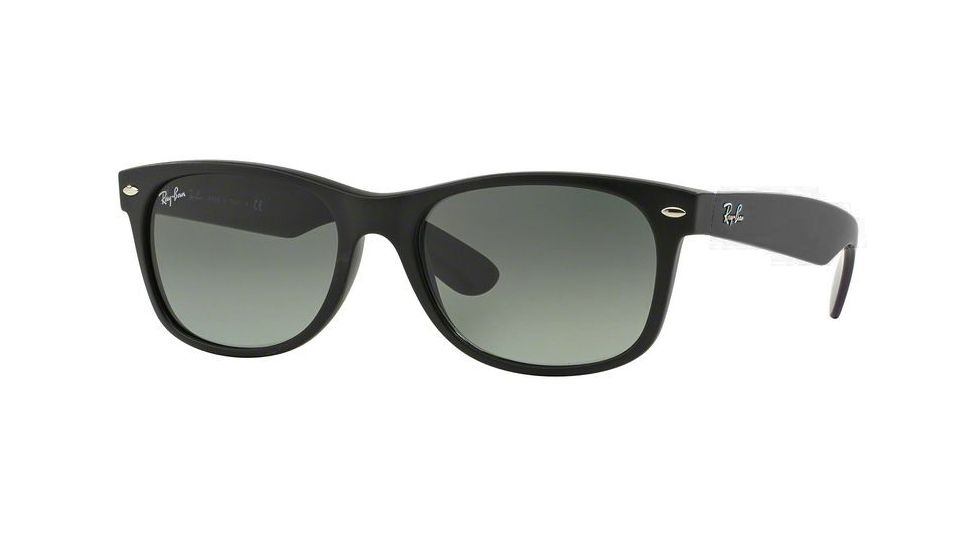 Ray-Ban Wayfarer RB2132 Sunglasses 6406M3-55 - Black Frame, Grey Gradient Dark Grey Polar Lenses