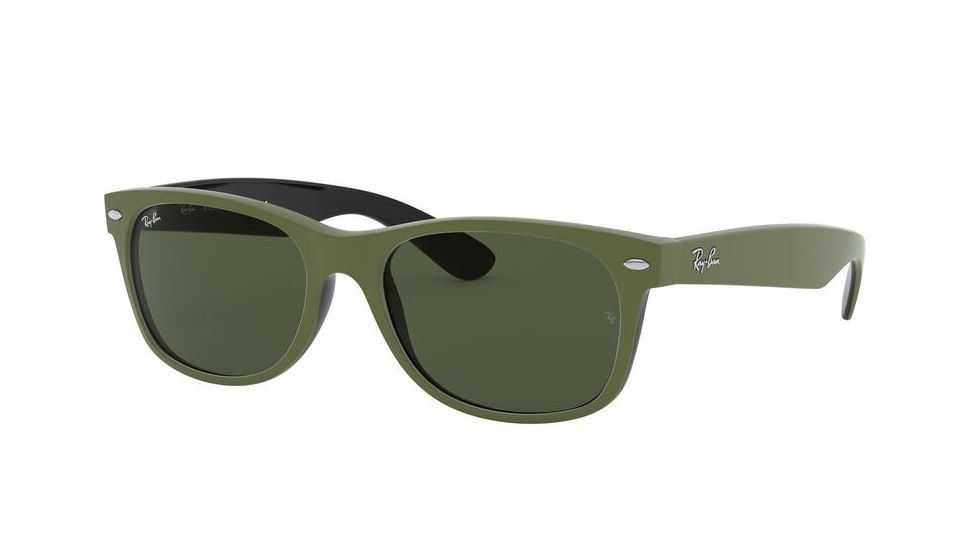 Ray-Ban Wayfarer RB2132 Sunglasses 646531-52 - , Green Lenses