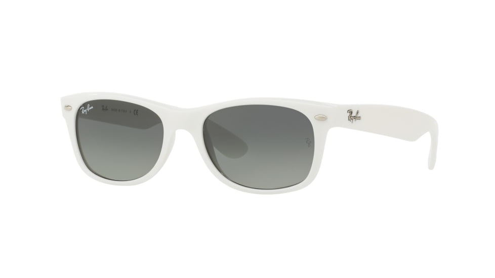 Ray-Ban Wayfarer RB2132 Sunglasses 671/71-52 - White Frame, Gradient Grey Lenses
