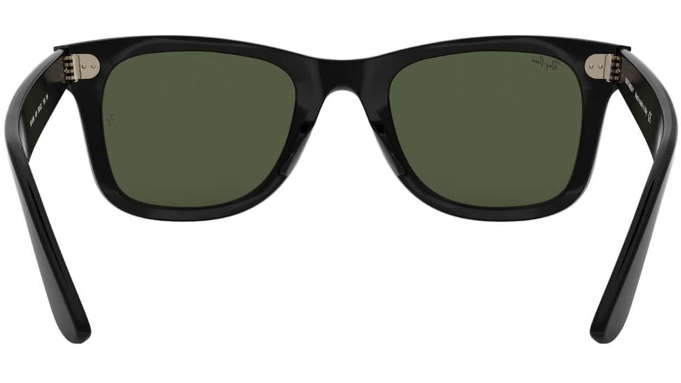 Ray-Ban WAYFARER RB4340 Sunglasses 601-50 - Black Frame, Green Lenses