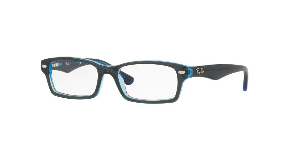 Ray-Ban Youth RY1530 Eyeglass Frames 3667-46 - Top Blue On Blue Fluo Frame