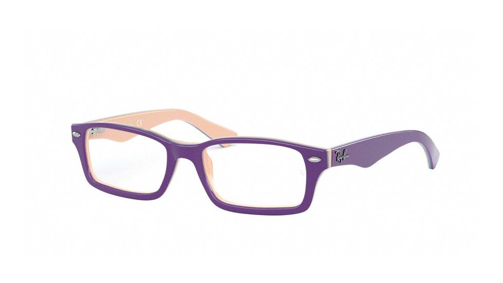 Ray-Ban Youth RY1530 Eyeglass Frames 3818-48 - Top Violet On Pink/Blue