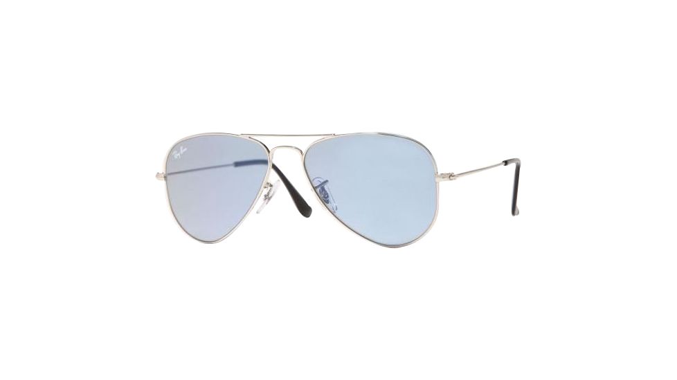 Ray-Ban RB3044 Progressive Sunglasses - Silver Frame / 52 mm Prescription Lenses, W3177-5200